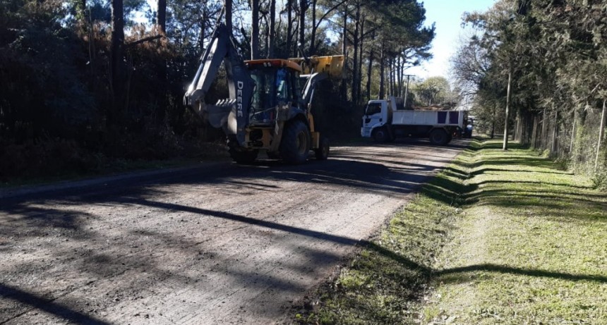 Realizan trabajos de mantenimiento integral en el barrio Las Leñas 