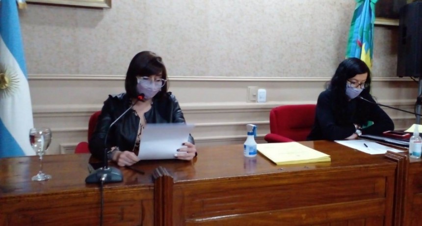 Se realizó la sesión ordinaria del Honorable Concejo Deliberante