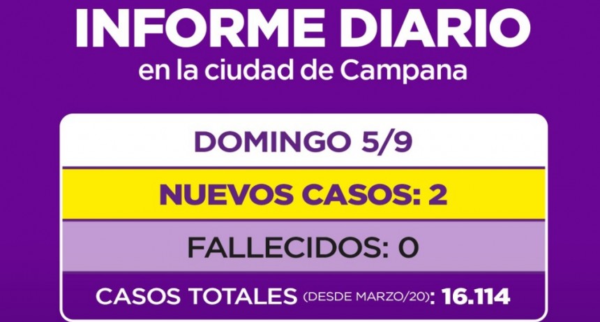 INFORME DE LA SECRETARIA DE SALUD DE LA MUNICIPALIDAD DE CAMPANA