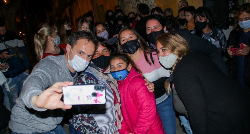 Abella agradeció a los vecinos el voto de confianza 