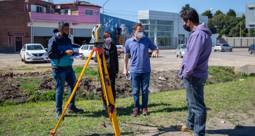 Ya comenzaron los trabajos preliminares para la construcción de la nueva rotonda 