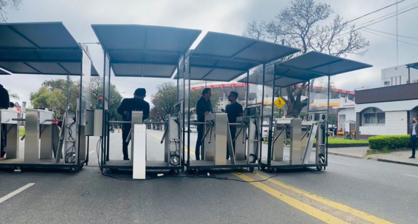 Nuevos molinetes de acceso al Monumental 