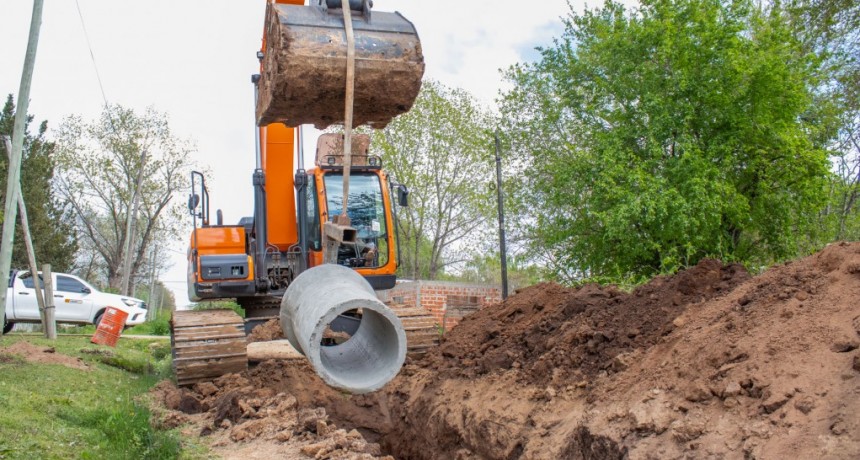Transformación en las Praderas: el Municipio realiza una obra hidráulica y luego asfaltará 25 cuadras