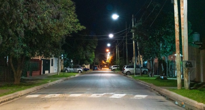 Los barrios de Campana, con más y mejor iluminación