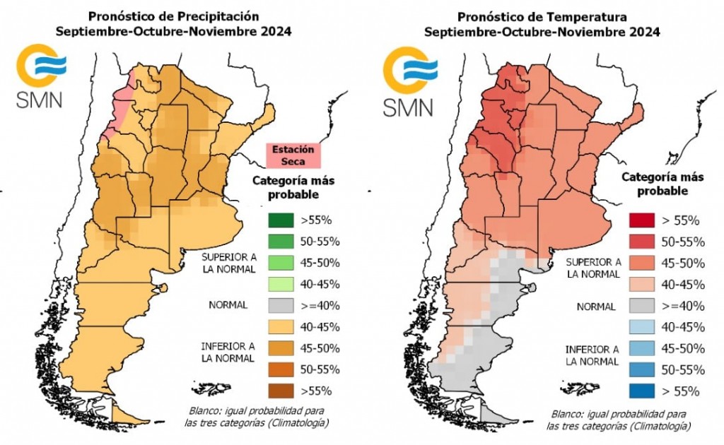 Primavera 2024: según la última actualización del SMN, habrá condiciones más cálidas y pocas lluvias