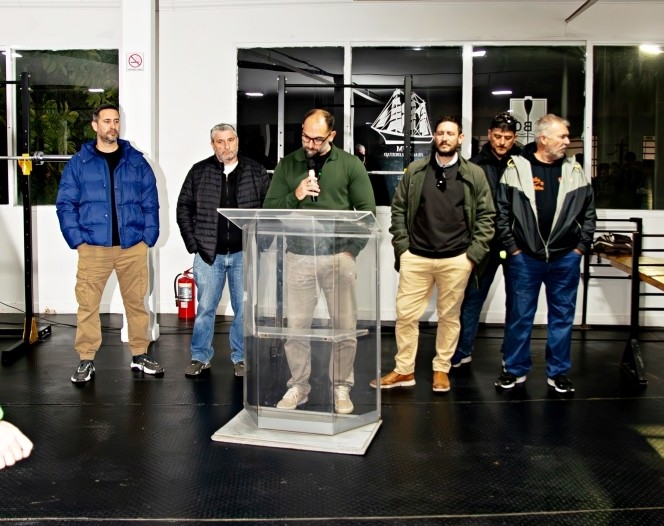 Campana Boat Club inauguró su nuevo gimnasio para deportistas
