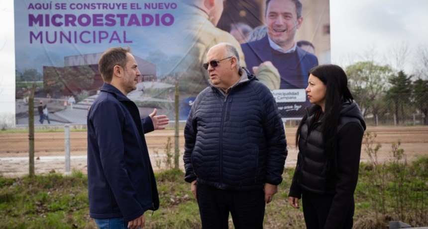 Nogueira : “El Microestadio Municipal de Campana es otra obra histórica de la gestión Abella”