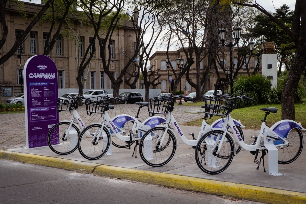 &ldquo;Campana en Bici&rdquo;: el intendente Abella inaugur&oacute; tres nuevas estaciones