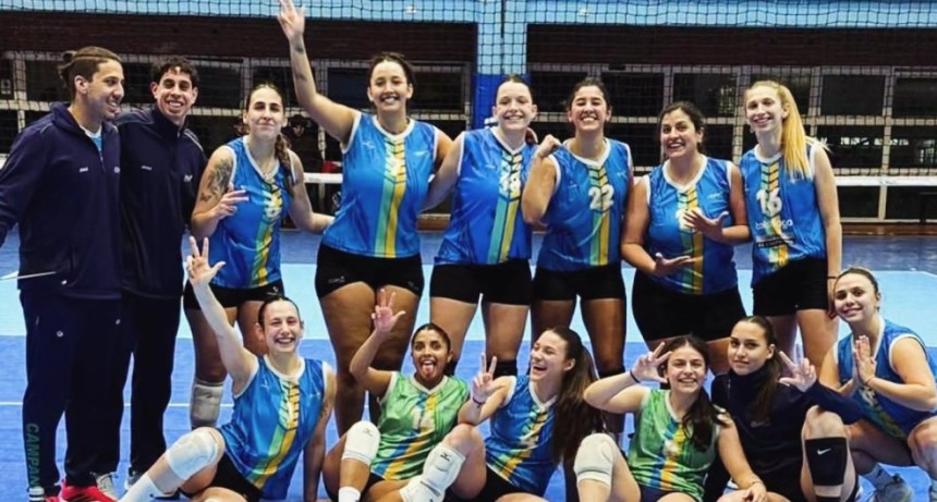 V&oacute;ley: primera victoria de Ciudad de Campana en la Rueda Campeonato