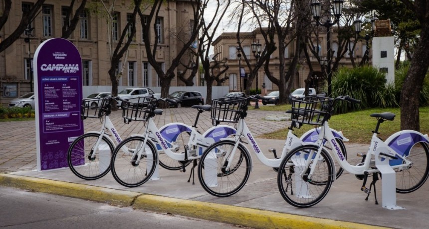 &ldquo;Campana en Bici&rdquo;: el intendente Abella inaugur&oacute; tres nuevas estaciones
