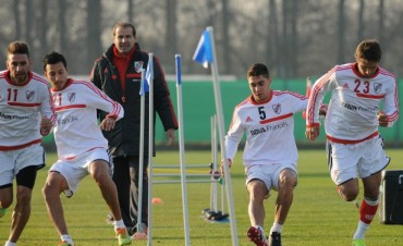 RIVER PLATE HIZO SU �LTIMA PR�CTICA DE F�TBOL EN EZEIZA