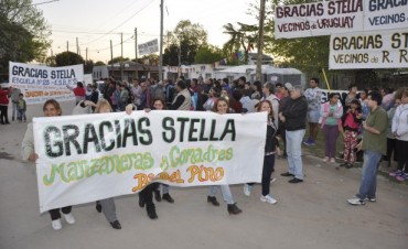 Vecinos del B&deg; Del Pino celebraron las obras p&uacute;blicas de su barrio