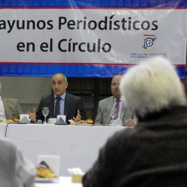 El Vicegobernador abri&oacute; un ciclo de desayunos period&iacute;sticos