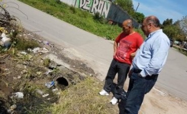 Recorrida :  Cazador estuvo en el barrio San Felipe y le pidi&oacute; al Municipio tareas de mantenimiento