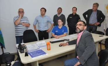 Abella constat&oacute; el inicio del funcionamiento de la plataforma digital de seguridad