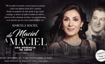 Marcela Maciel: &ldquo;He recibido una herencia de tango que la llevo con honor y felicidad&rdquo;