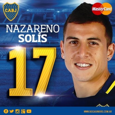 Nazareno Solis debut� en la Bombonera reemplazando a Carlos T�vez