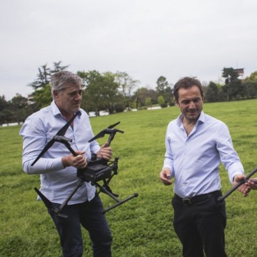 Presentan dos nuevos drones para evitar hechos delictivos de los &ldquo;tira piedras&rdquo;
