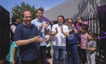 Abella inaugur&oacute; un centro recreativo y anunci&oacute; la ampliaci&oacute;n de la red de gas en La Josefa