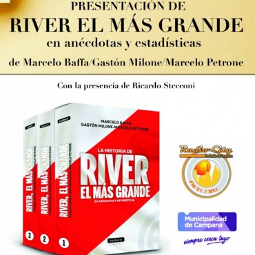 Hoy se presenta el Libro River Plate el M&aacute;s Grande