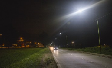 Avanza la colocaci&oacute;n de luminarias LED en las colectoras de Panamericana
