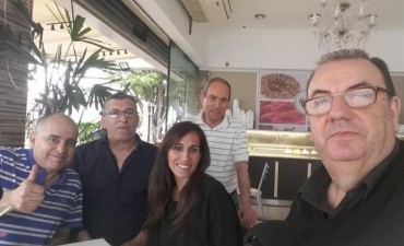Segundo bloque desde Koval con los candidatos del Frente Justicialista Cumplir