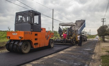 Vigalondo: la obra de reasfaltado entr&oacute; en su etapa final