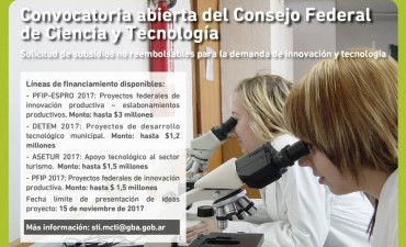 Proyectos de innovaci&oacute;n y tecnolog&iacute;a podr&aacute;n acceder a un subsidio no reembolsable 