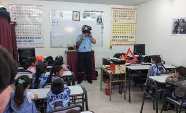 Alumnos del Jard&iacute;n de Infantes 918 visitaron la Direcci&oacute;n de Tr&aacute;nsito y Transporte