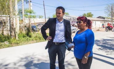 Contin&uacute;an las obras de urbanizaci&oacute;n en San Cayetano y 21 de Septiembre