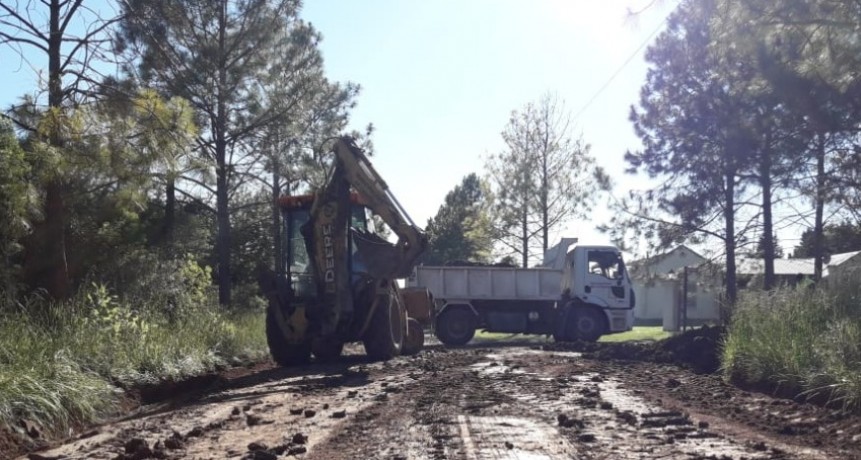 El Municipio realiza trabajos de mantenimiento integral en Alto Los Cardales