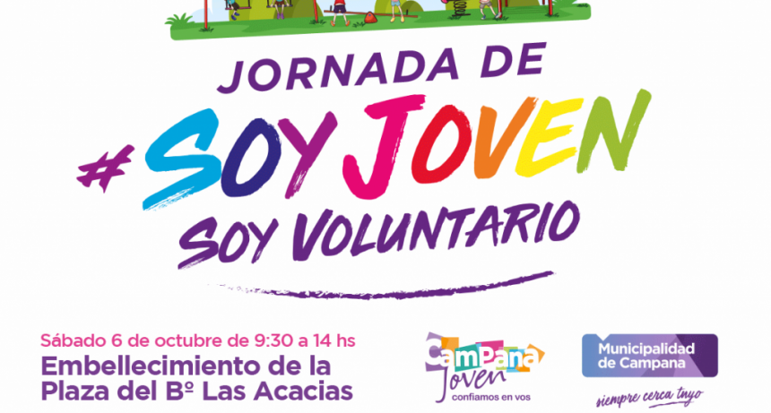 El programa &ldquo;Soy joven, soy voluntario&rdquo; tendr&aacute; su primera intervenci&oacute;n en Las Acacias