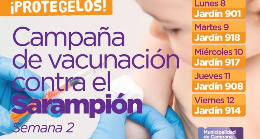 Sarampi&oacute;n: el m&oacute;vil sanitario continuar&aacute; recorriendo jardines de infantes      