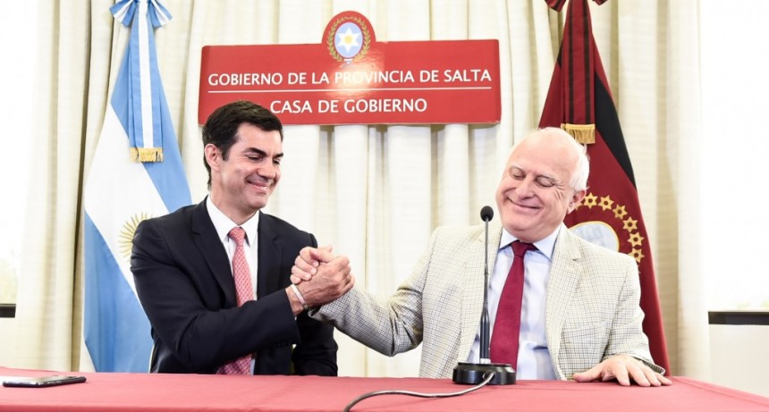 Urtubey y Lifschitz firmaron un acuerdo para que Salta utilice biodiesel en el servicio de transporte urbano