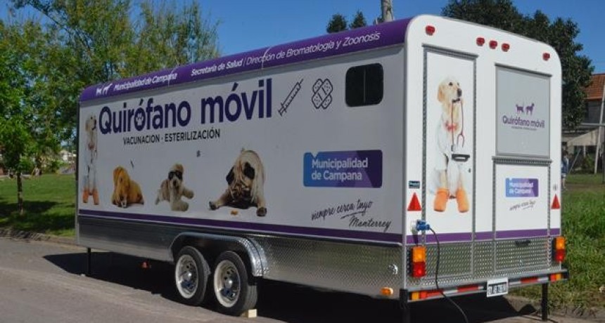 Quir&oacute;fano m&oacute;vil: la semana pr&oacute;xima realizar&aacute; castraciones en Barrios Amigos