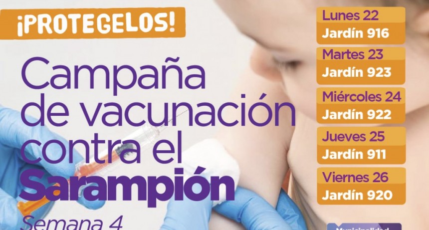 En el Hospital, los CAPS y el m&oacute;vil sanitario contin&uacute;a aplic&aacute;ndose la vacuna contra el sarampi&oacute;n  