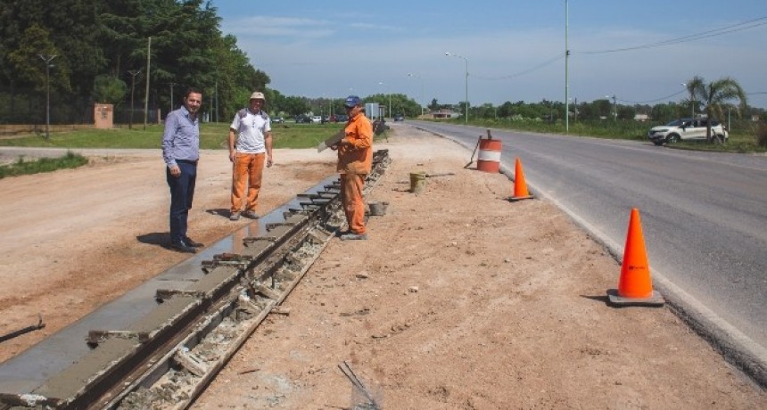 Ampliaci&oacute;n de la avenida Rivadavia: comenz&oacute; la construcci&oacute;n de los cordones cunetas del parterre central
