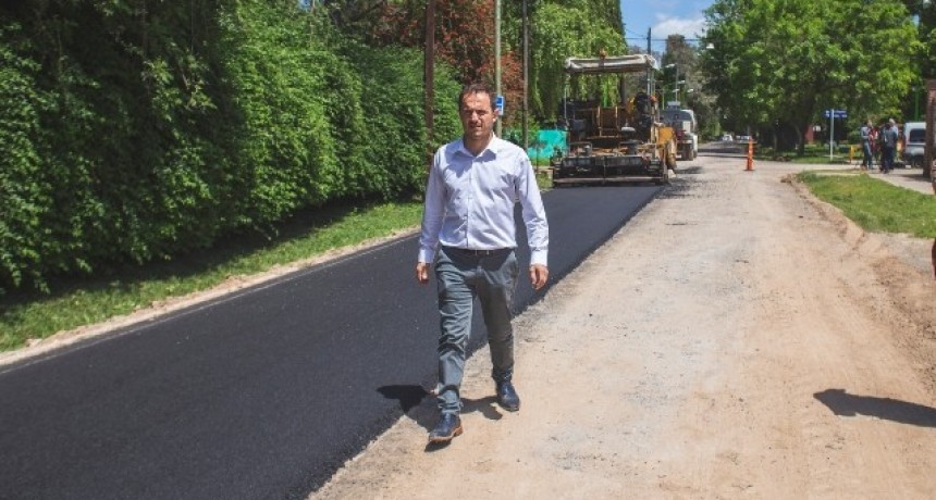 Comenzaron las obras de asfalto en San Jacinto