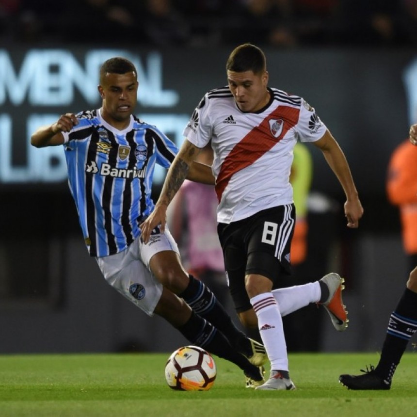 Gremio de Porto Alegre venci&oacute; a River Plate por 1 a 0