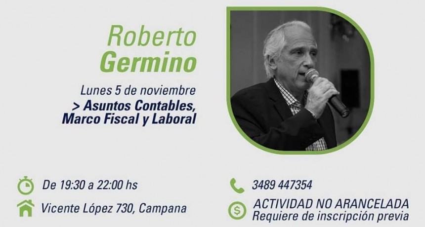 Se realizar&aacute; una jornada sobre asuntos contables, marco fiscal y laboral