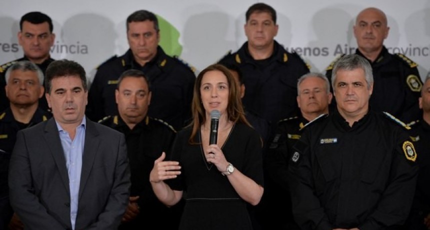 MAR&Iacute;A EUGENIA VIDAL ANUNCI&Oacute; AVANCES EN LA TRANSPARENCIA POLICIAL