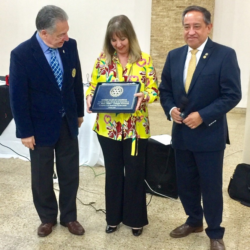 ROTARY CLUB CAMPANA VISITA DEL GOBERNADOR DEL DISTRITO ROTARIO 4895