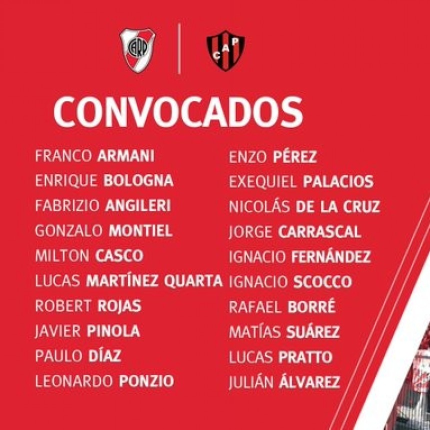 River Plate recibe la visita de Patronato de Paran&aacute;