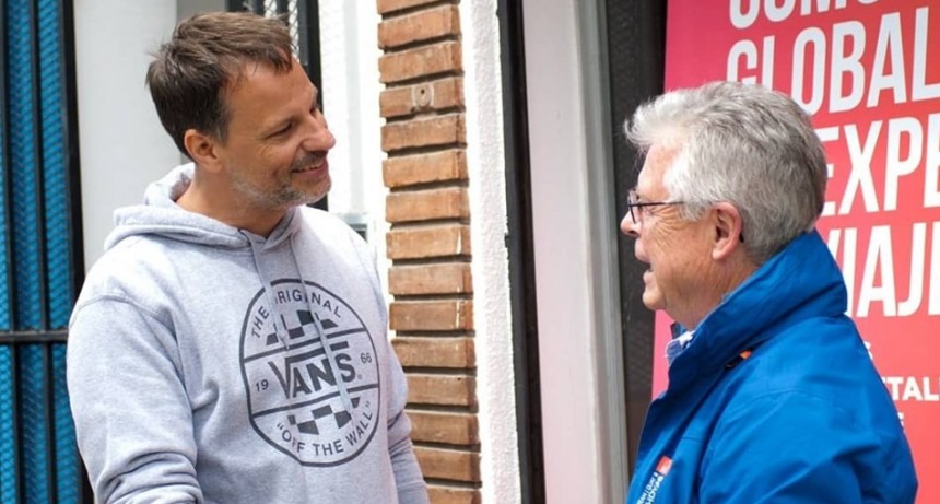 Ruben Romano con comerciantes: Vamos a reactivar el consumo en Campana