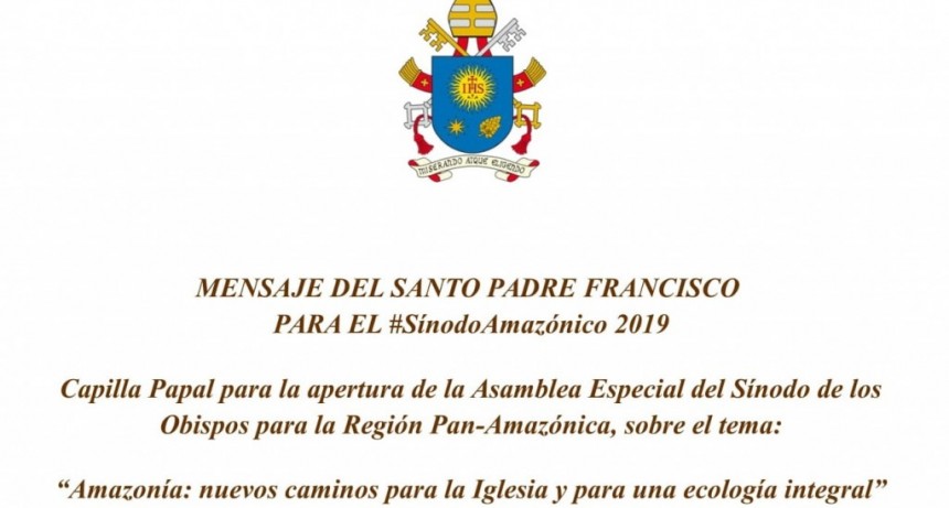 Arranca el S&iacute;nodo Especial para la Amazon&iacute;a en Roma