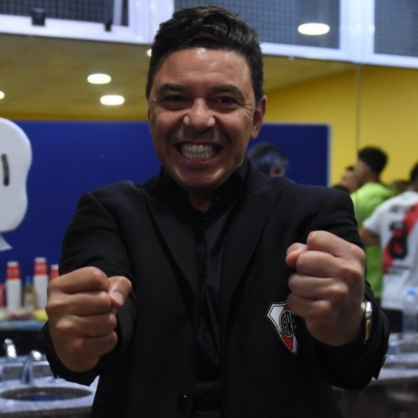 Gallardo: Es dif&iacute;cil analizar el partido porque tengo una felicidad enorme