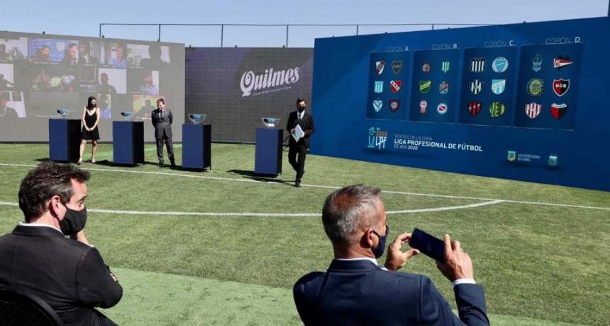 En el predio de A.F.A en Ezeiza se realizo el Sorteo de la Copa de la Liga Profesional
