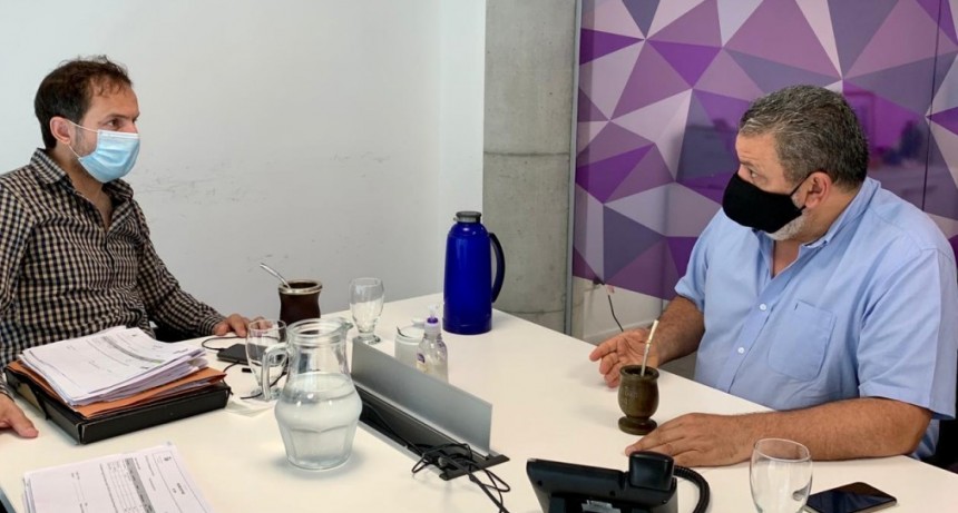 Importante reunión entre el Intendente y el subsecretario de Asistencia Crítica de la Nación