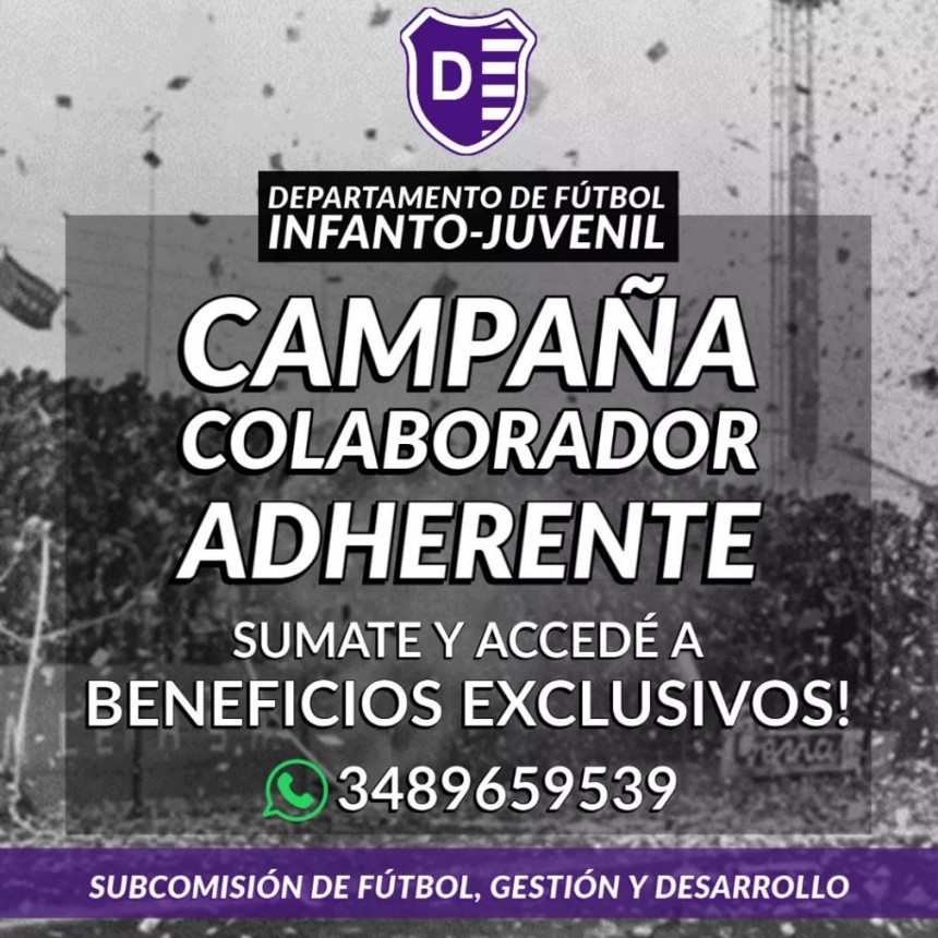 El Club solicita colaboradores para las divisiones inferiores