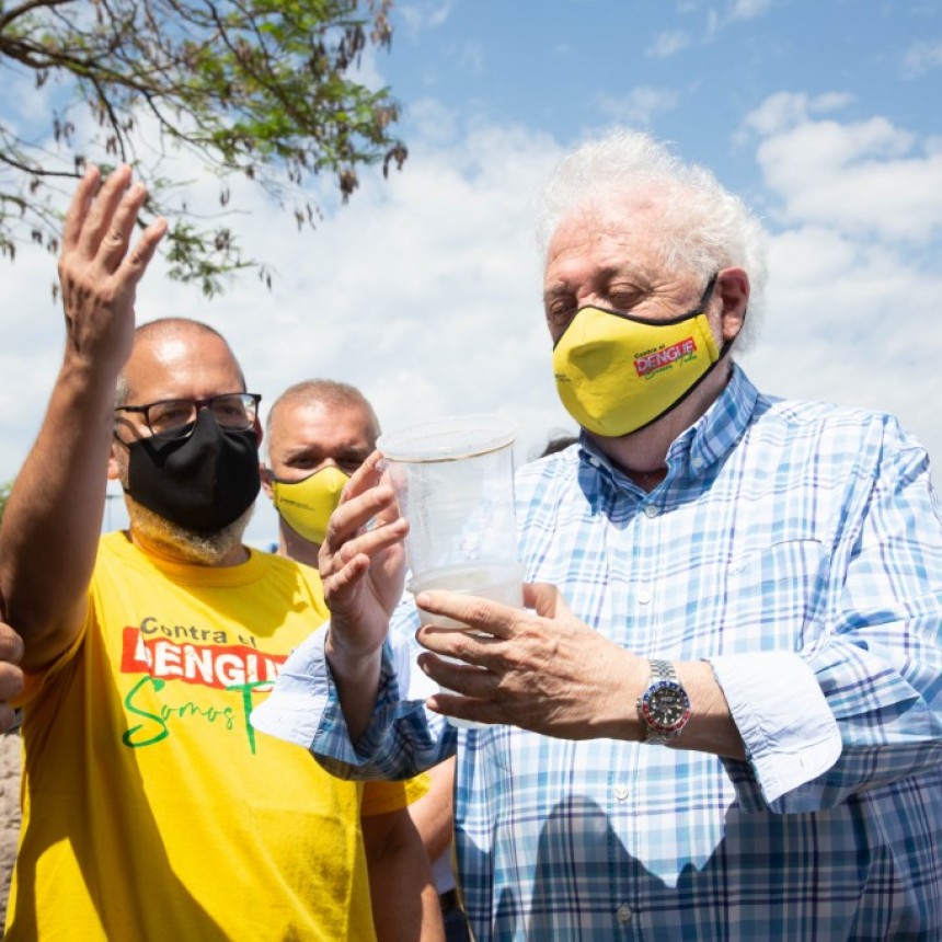 Ginés González García lanzó la campaña nacional contra el dengue en Misiones
